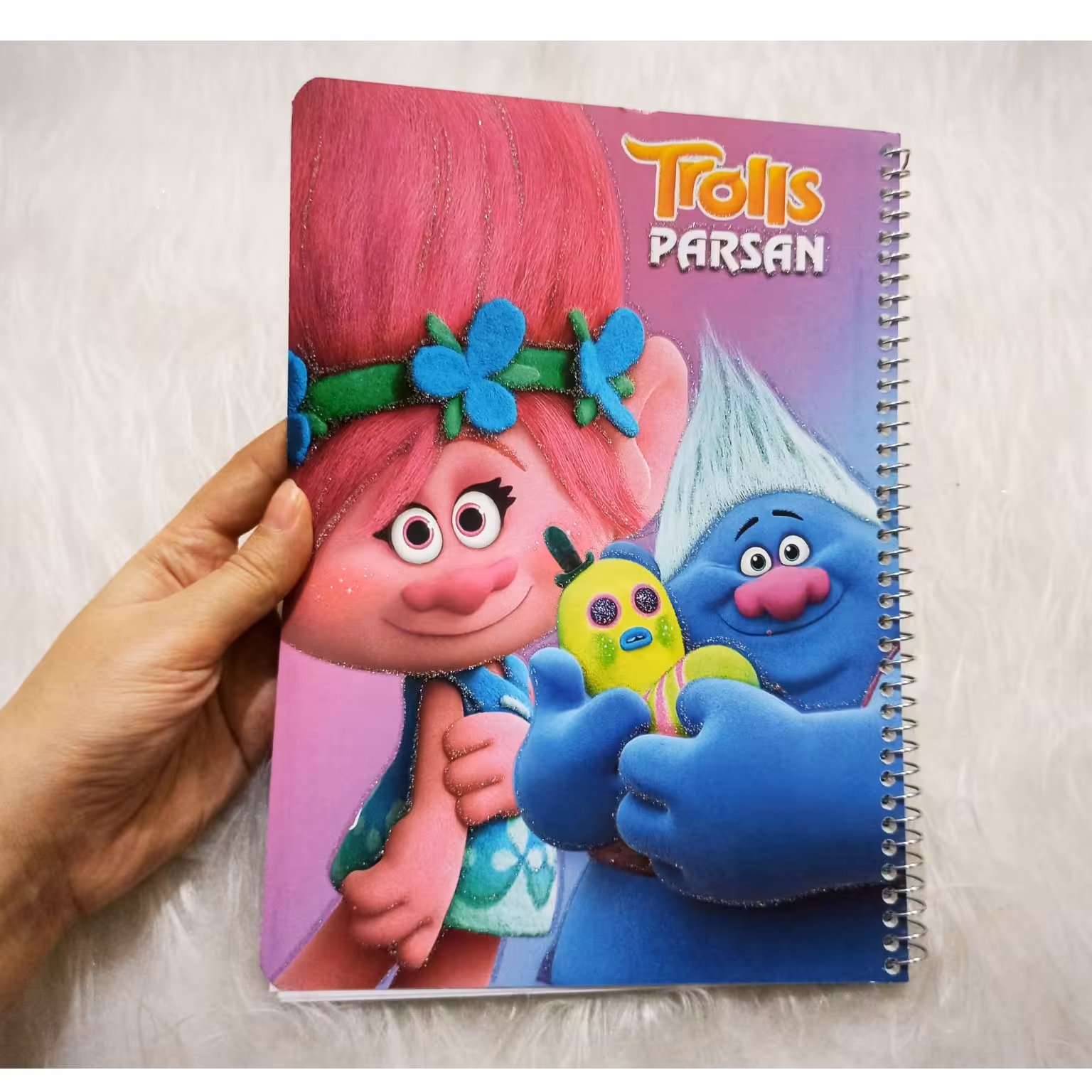 دفتر نقاشی، سیمی، 50برگ، سایز 23*17، طرح ترول