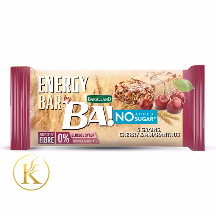 انرژی بار غلات بدون شکر آلبالو باکالند (30 گرم) bakalland

