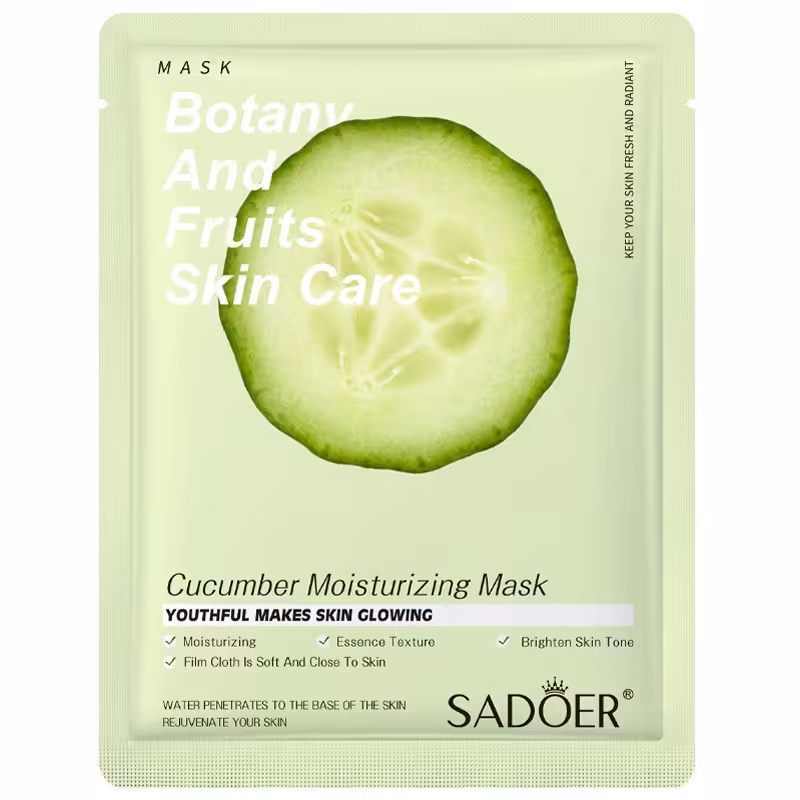 ماسک ورقه ای خیار سادور SADOER ماسک صورت