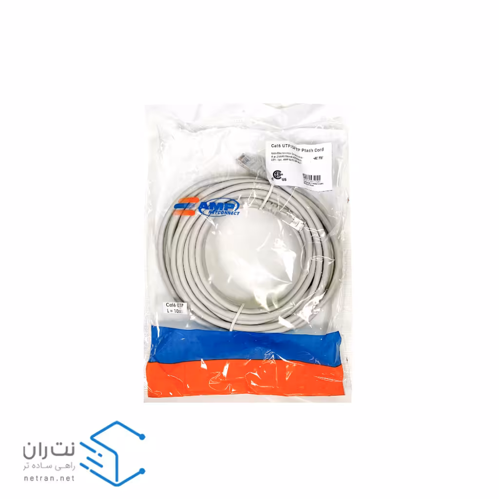 قیمت و خرید پچ کورد امپ Cat6 UTP با متراژ 10 متری در هفت رنگ | نت ران