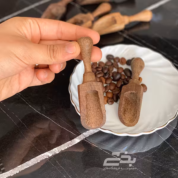 قاشق ادویه چوبی 10cm