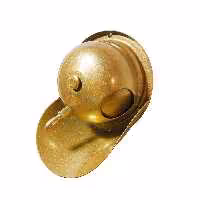 شیر خروجی سیلو قهوه رنگ طلایی {Electrostatic}