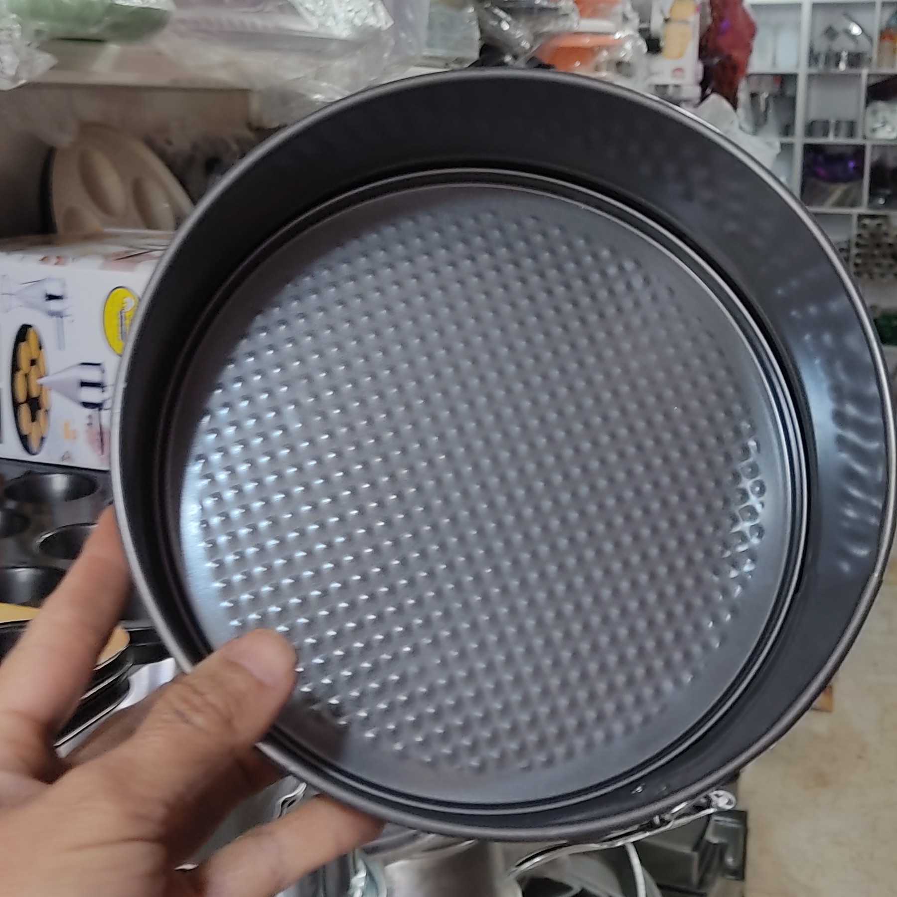 قالب کمربندی گرد با قطر 17 سانت و ارتفاع 7 سانت