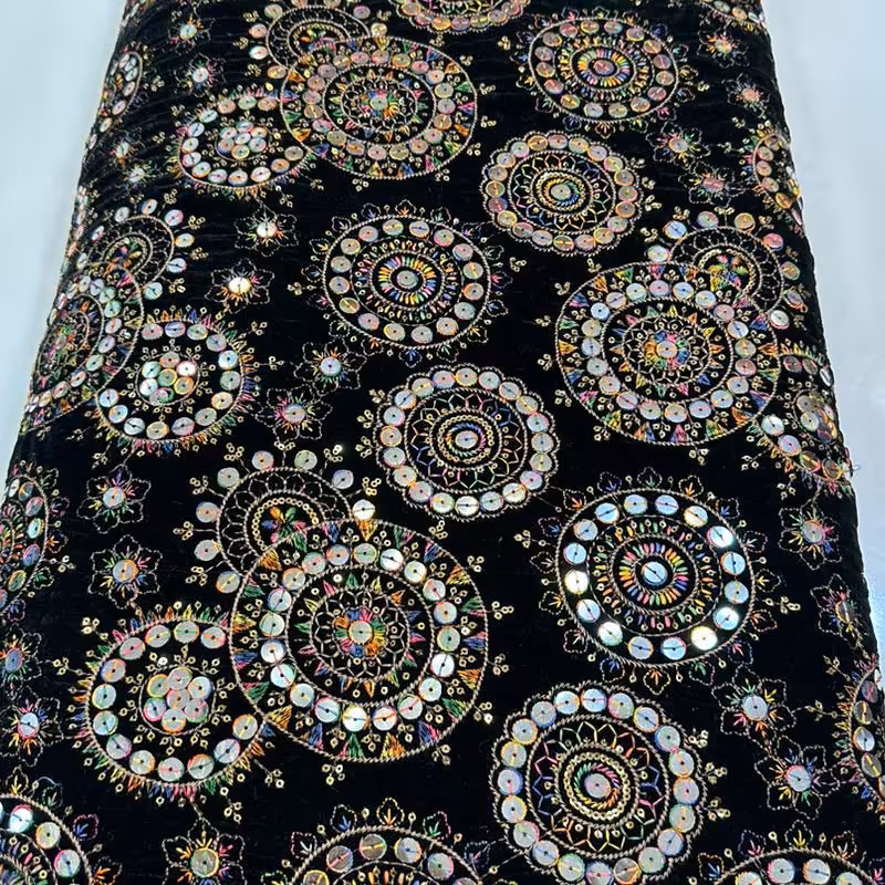 پارچه مخمل سوزندوزی 9000باکیفیت با قیمت عالی مخصوص فصل 