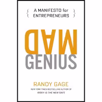 کتاب زبان اصلی Mad Genius اثر Randy Gage انتشارات TarcherPerigee