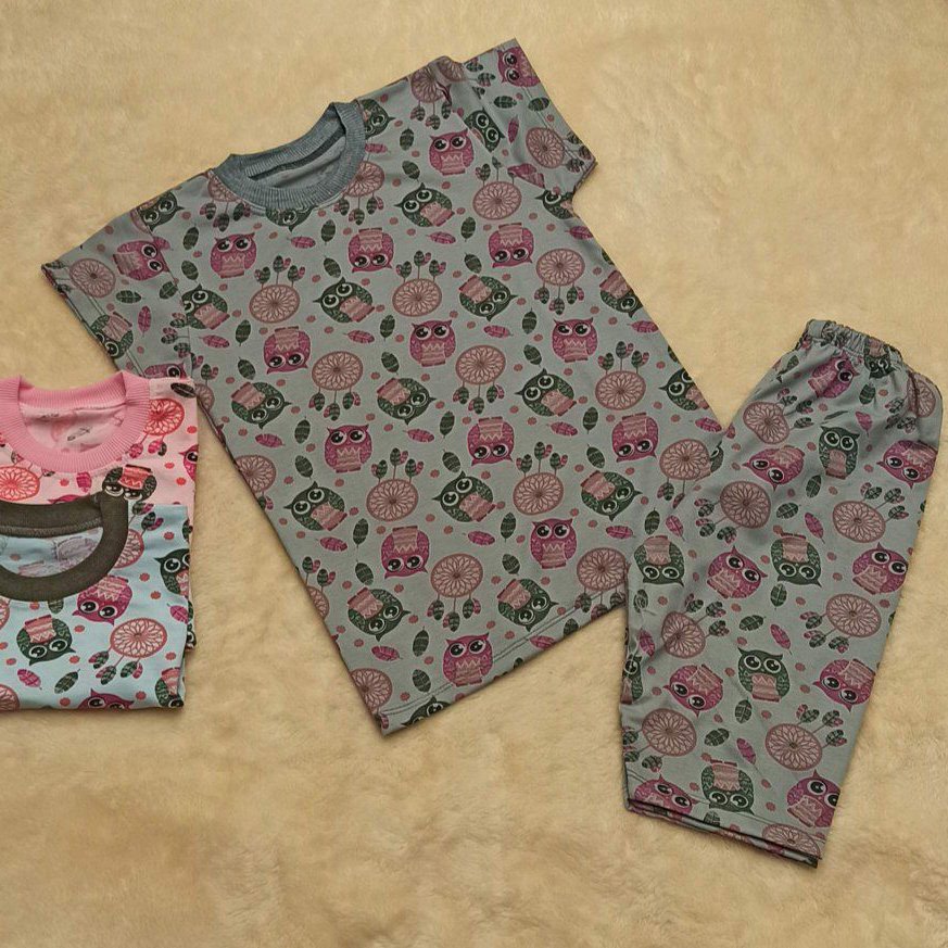 تیشرت شلوارک طرح جغد