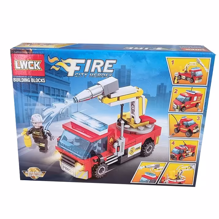 لگو ساختنی طرح ماشین آتشنشانی مدل 60002