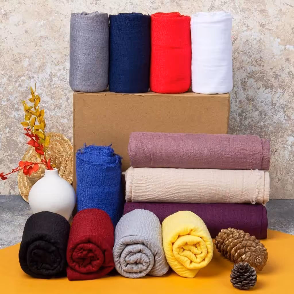 شال نخی پفکی  خارجی  وارداتی 210