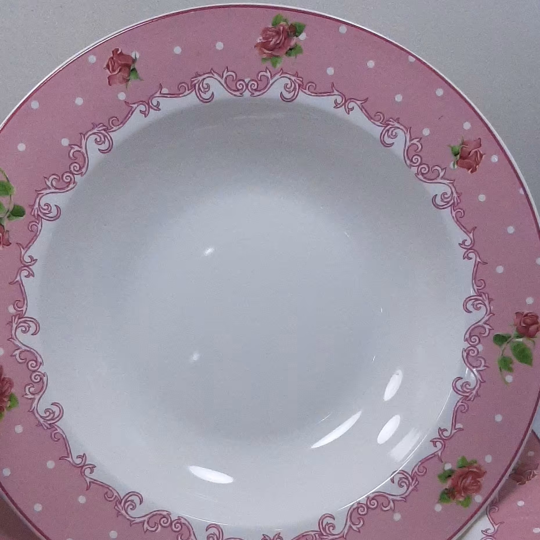 بشقاب خورشت خوری وارداتی برندلورنزو پک 6تایی