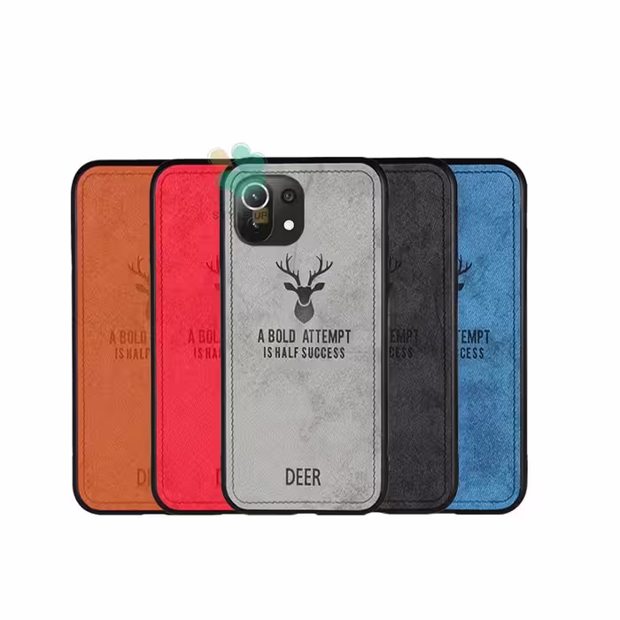 قاب گوشی شیائومی Xiaomi Mi 11 Lite / 5G پارچه ای طرح گوزن