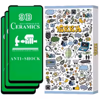 گلس سرامیکی مناسب برای گوشی موبایل شیائومی Redmi Note 11 پک 3 عددی