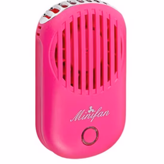  پنکه شارژی مدل minifan سرخابی