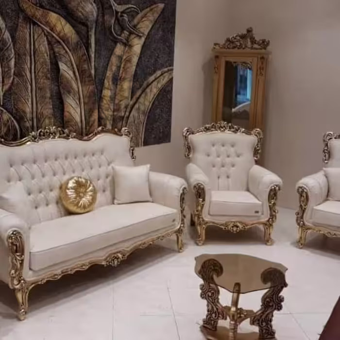 مبلمان راحتی 7نفره شیک و خوشرنگ مدل بهار