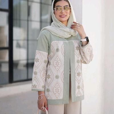 مانتو مجلسی مدل لنین مزونی قیطون دوزی تهمینه