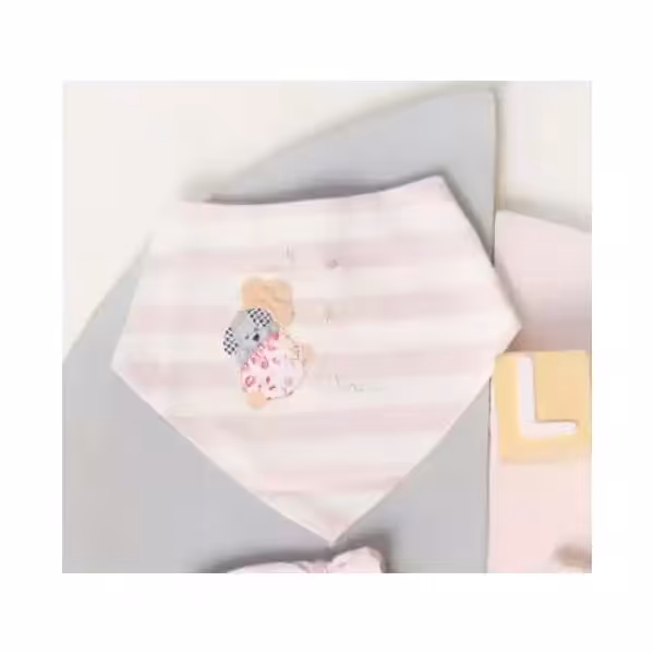 دستمال گردن دخترانه نوزاد طرح ویولت دانالو DANALOO