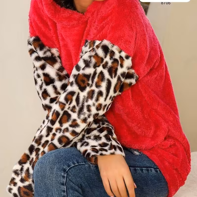  هودی مستانه جنس تدی رنگ بندی