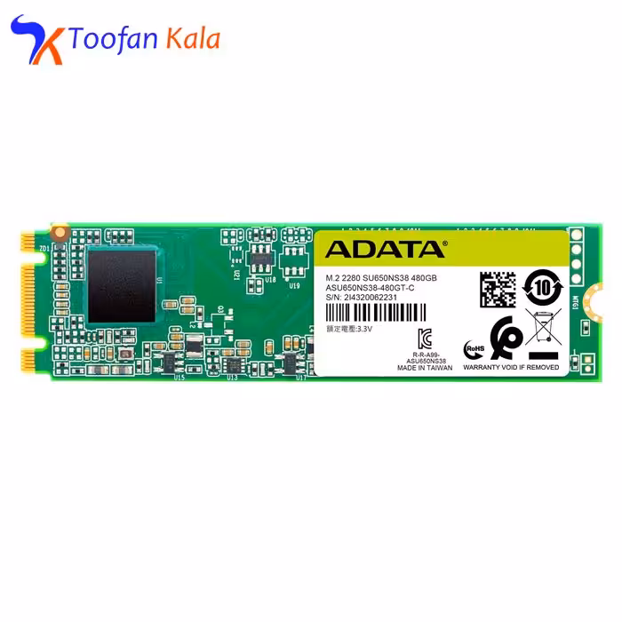 اس اس دی اینترنال ای دیتا مدل SU650 M.2 2280 ظرفیت 240 گیگابایت