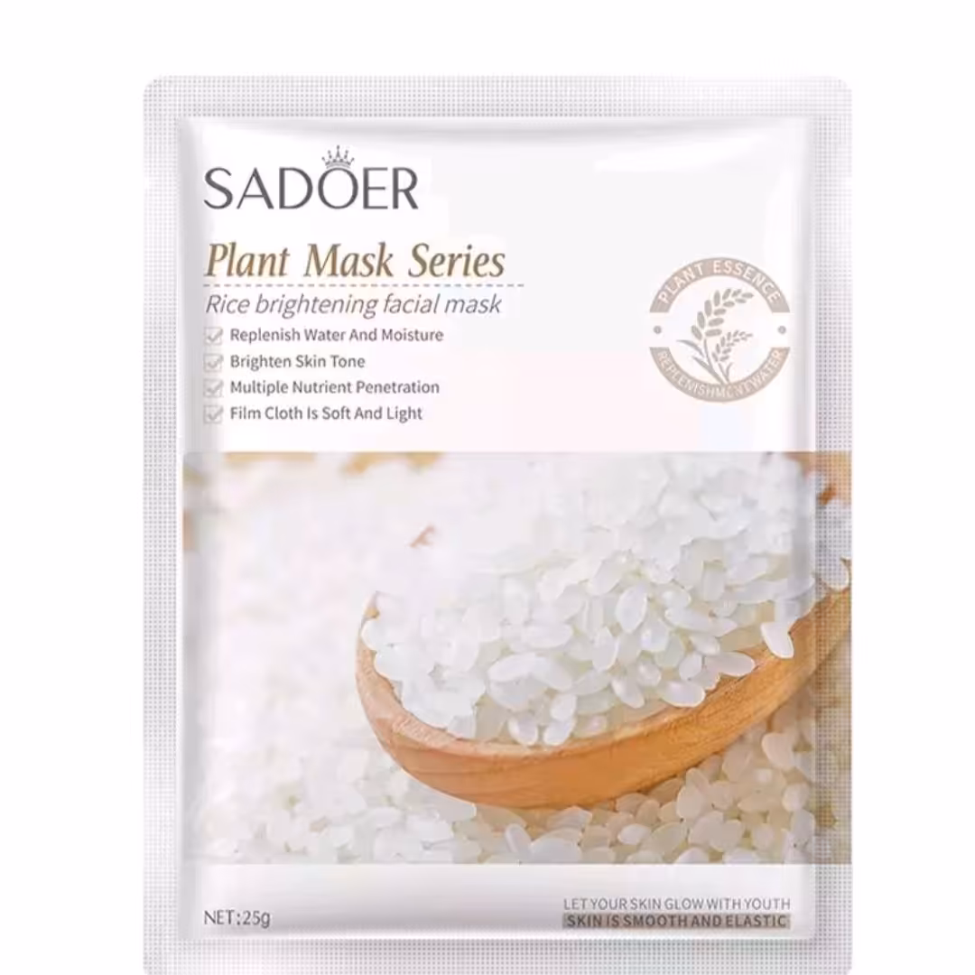 ماسک صورت ورقه ای برنج سادور
حاوی عصاره برنج
آبرسان قوی
مرطوب‌کننده پوست
مغذی پوست
ضد چین و چروک
روشن کننده و سفید کننده