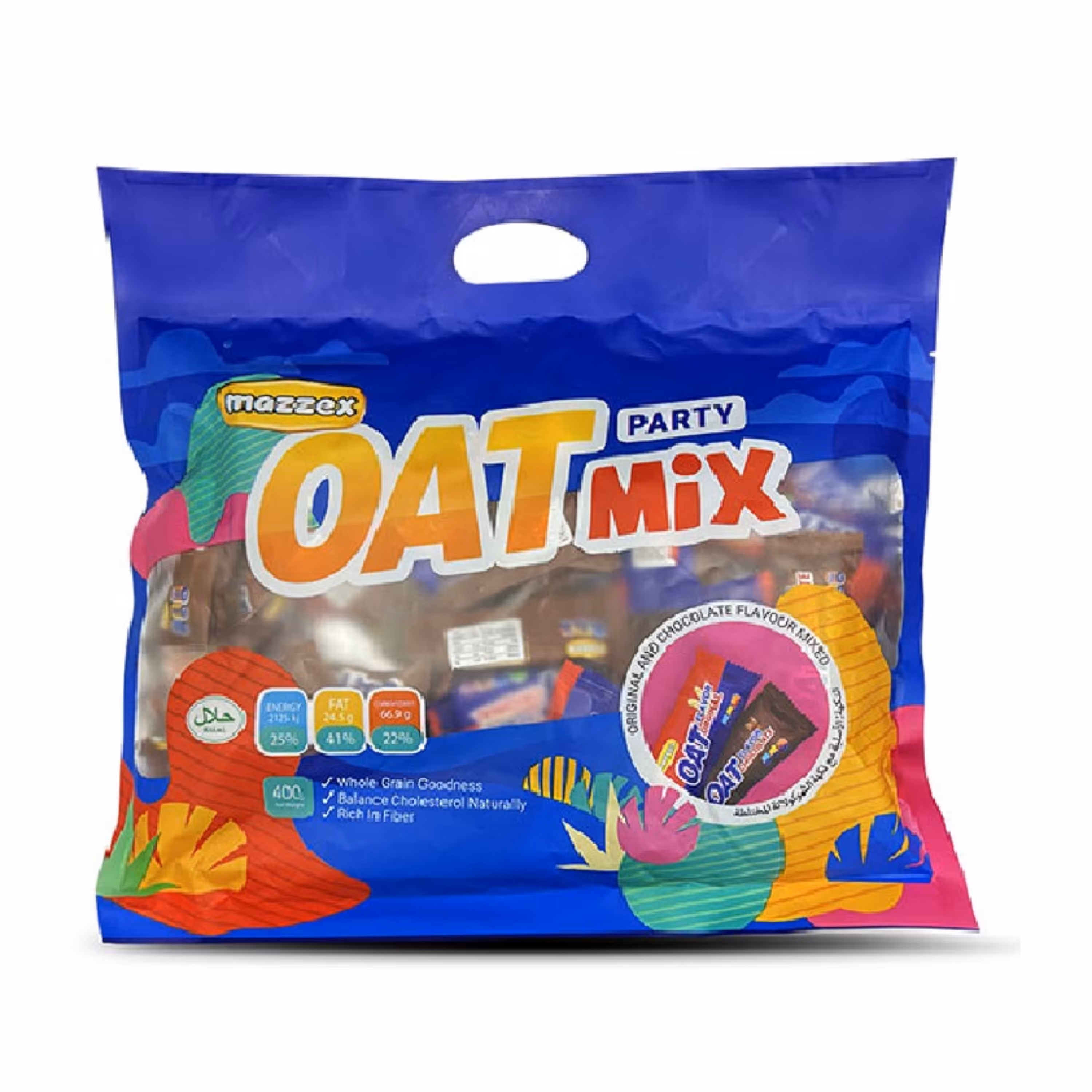 شکلات بار میکس 400گرمی اوت چوکو