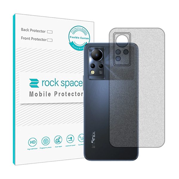 گلس محافظ پشت گوشی اینفینیکس Note 12 مدل نانو هیدروژل مات برند راک اسپیس کد 21141S