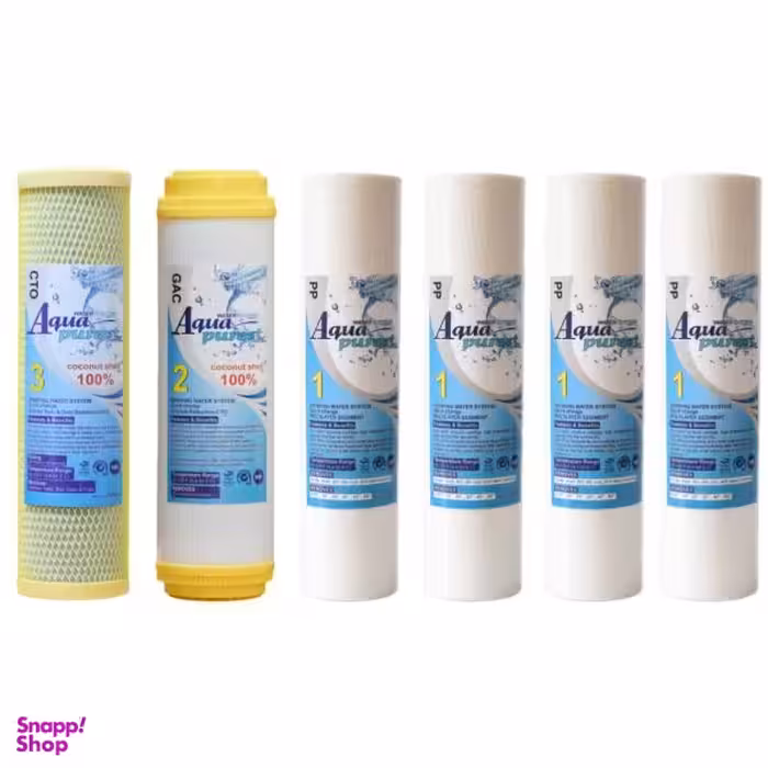 فیلتر دستگاه تصفیه آب آکوا پیورست مدل GOLDEN-RO 06 بسته 6 عددی