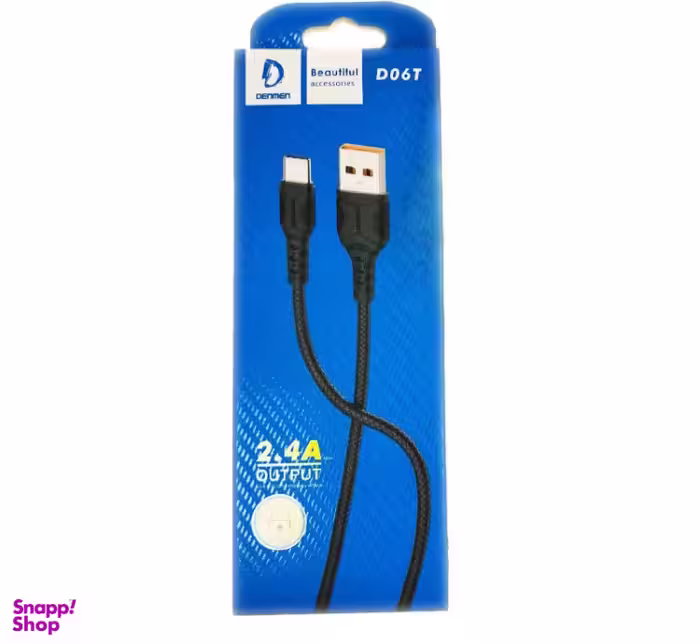 کابل شارژر type_c دنمن مدل D06t