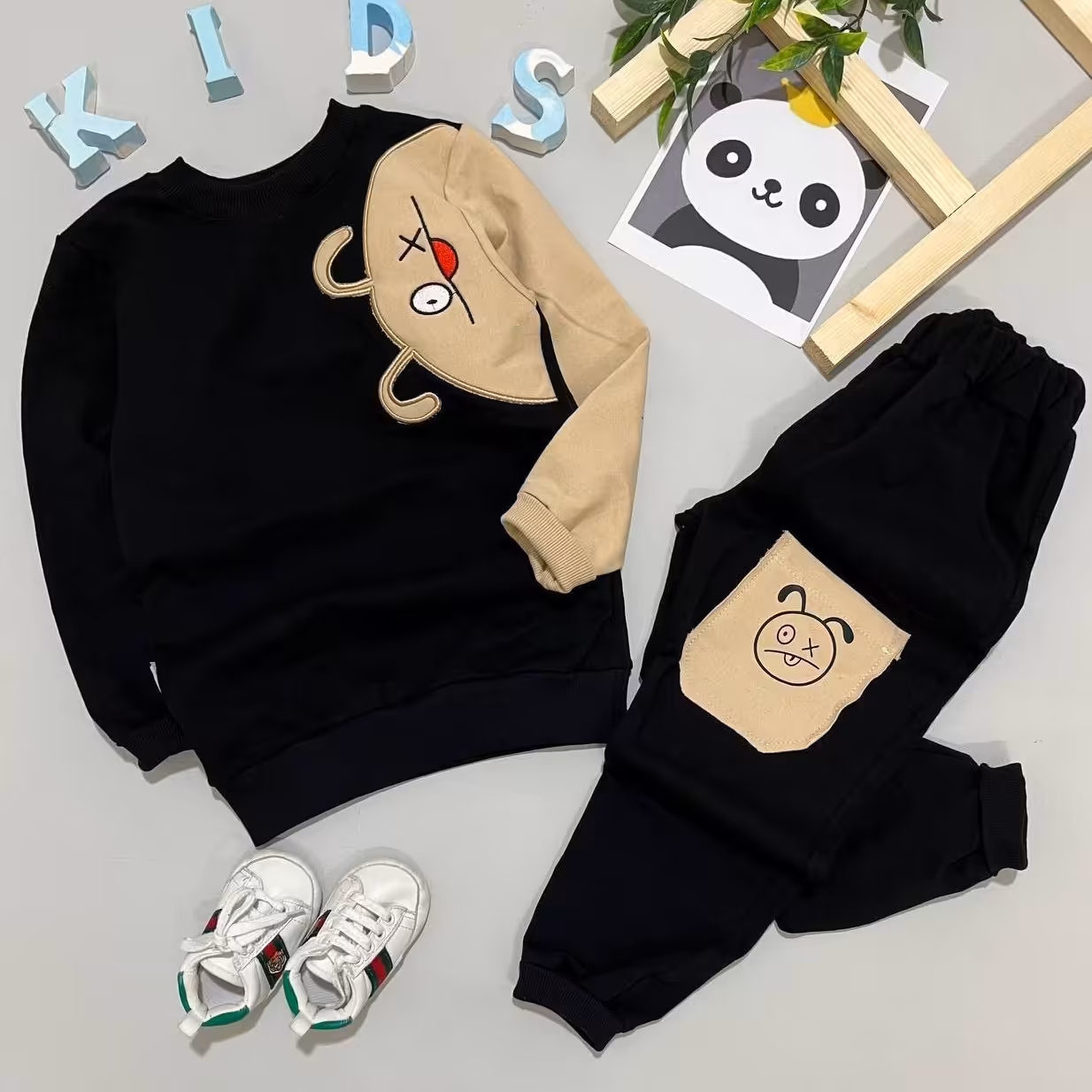 بلوز شلوار طرح ربات خنگولک 