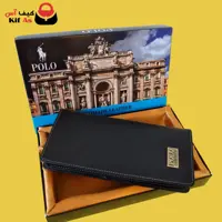 کیف پول مردانه چرم طبیعی polo