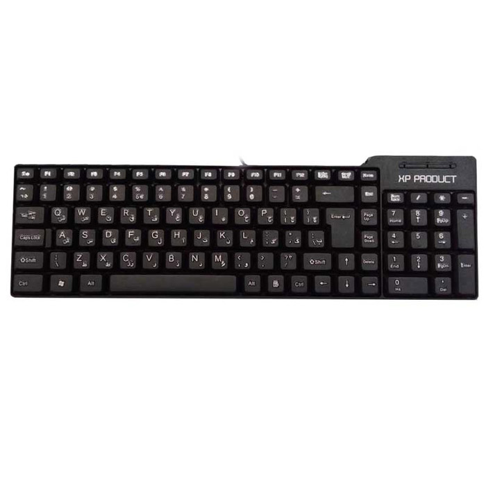 کیبورد USB ایکس-پی مدل XP-8000XP-8000 USB Wired Keyboard