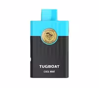 خرید و قیمت پاد 8000 پاف با طعم نعنا برند TUGBOAT HERO