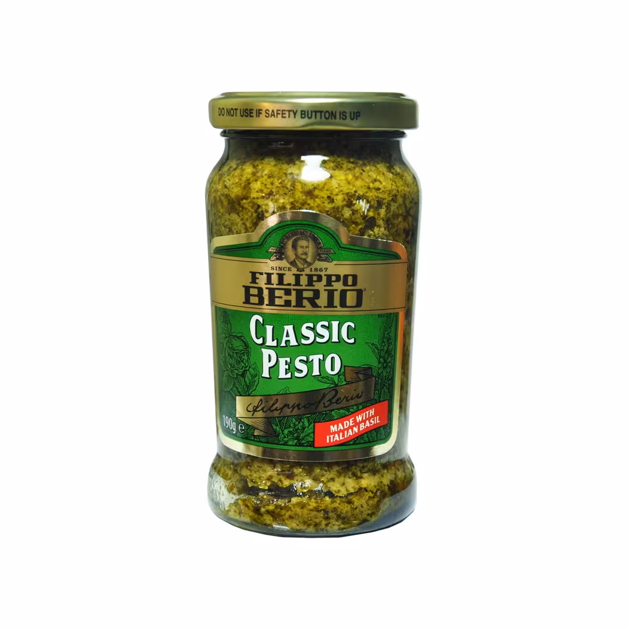 سس پستو ریحان ( کلاسیک ) 190 گرم فلیپو بریو - filippo berio