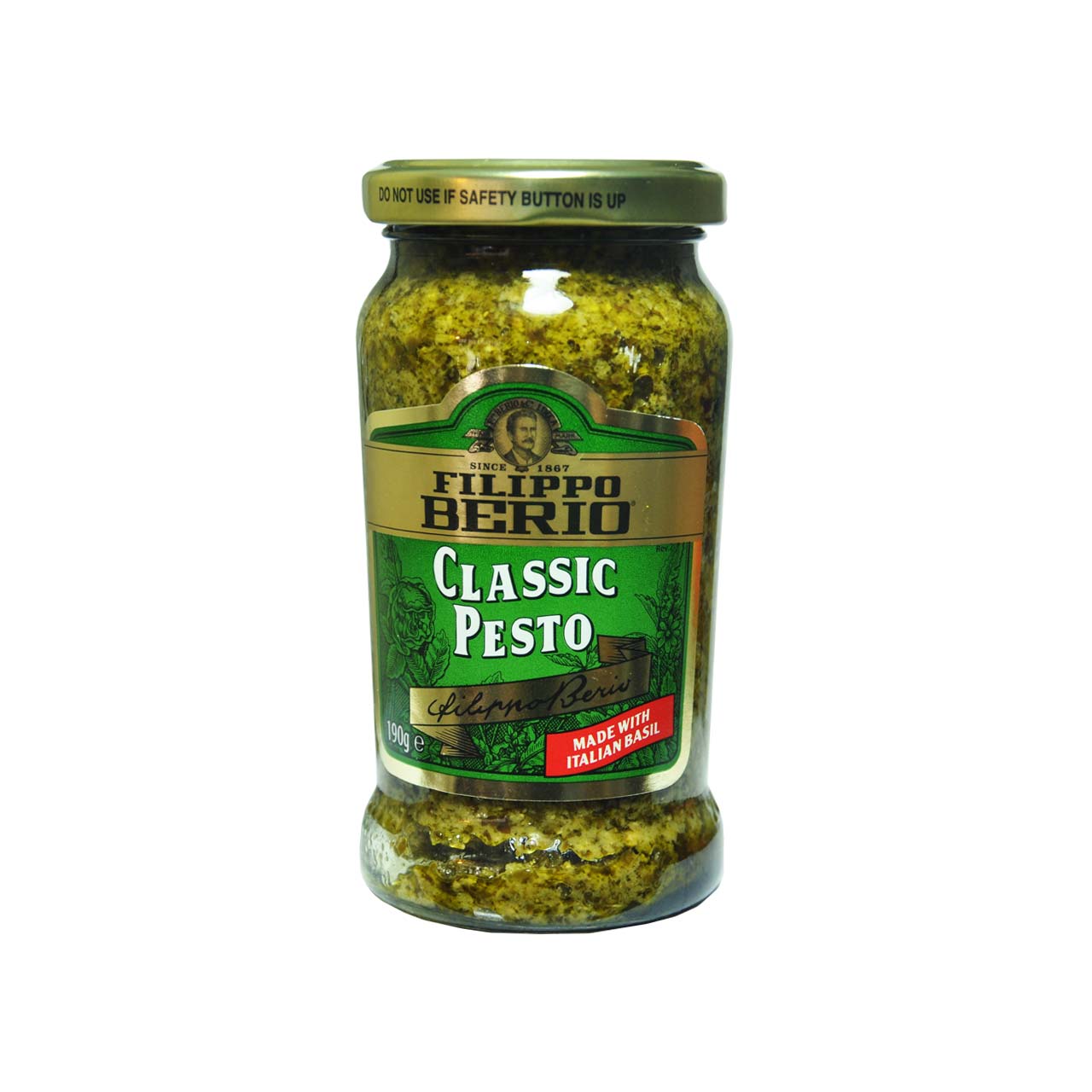 سس پستو ریحان ( کلاسیک ) 190 گرم فلیپو بریو - filippo berio