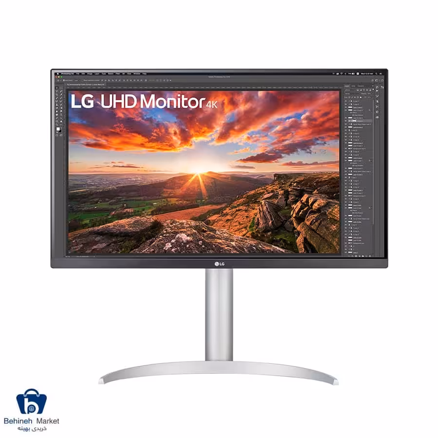 مانیتور ال جی مدل 27UP650-W سایز 27 اینچ