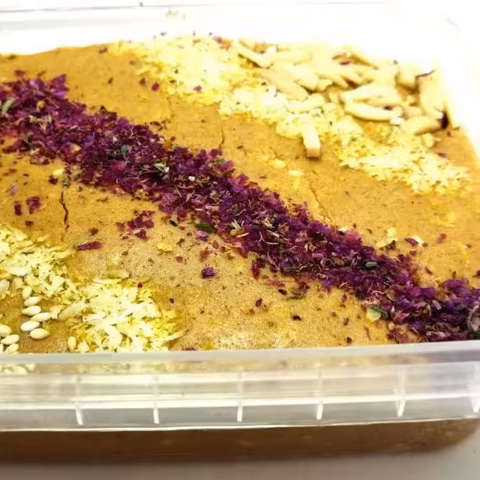 حلوای بادام نخودی مقوی بدنض