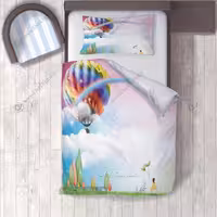 روتختی طرح بالون رنگارنگ BA-7041