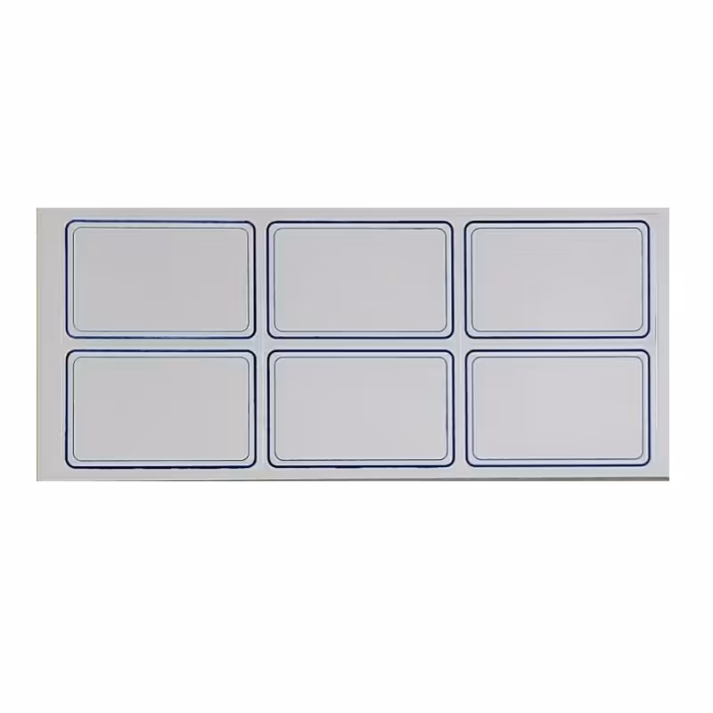 برچسب نام و نشان دور آبی کلاسیک بسته 50 عددی کد 03