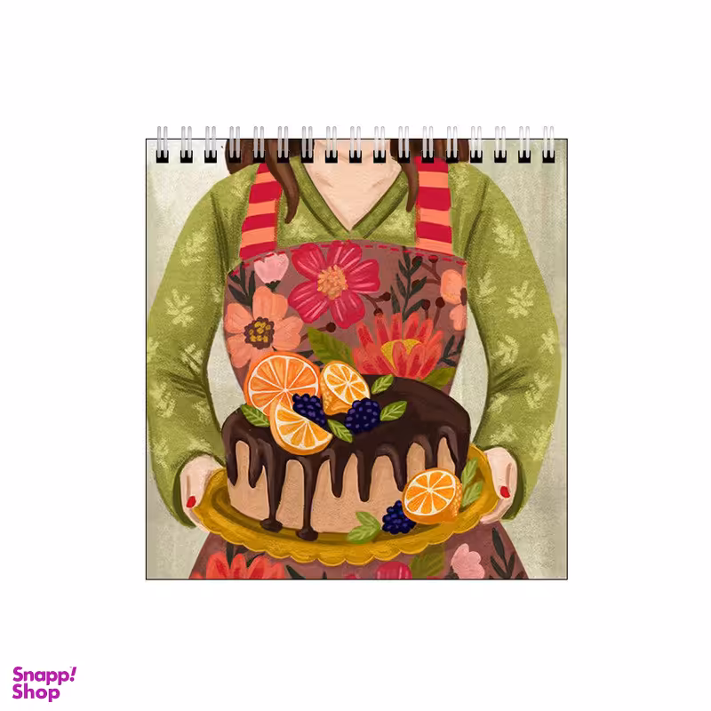 دفتر طراحی بامبیلیپ طرح کیک پرتقالی کد 0335046