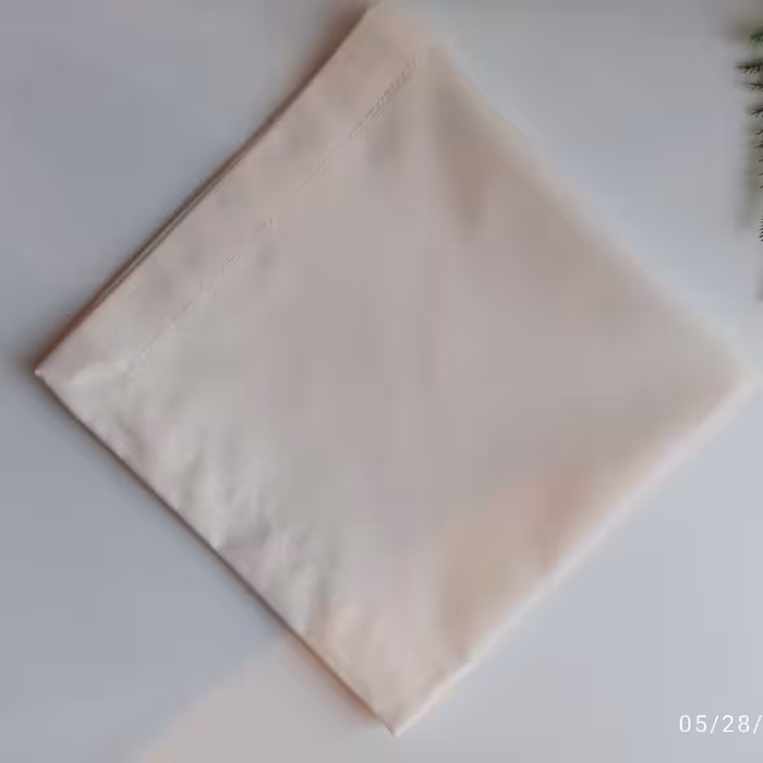 دستمال سفره کرمی ساده (پک 8 تایی)