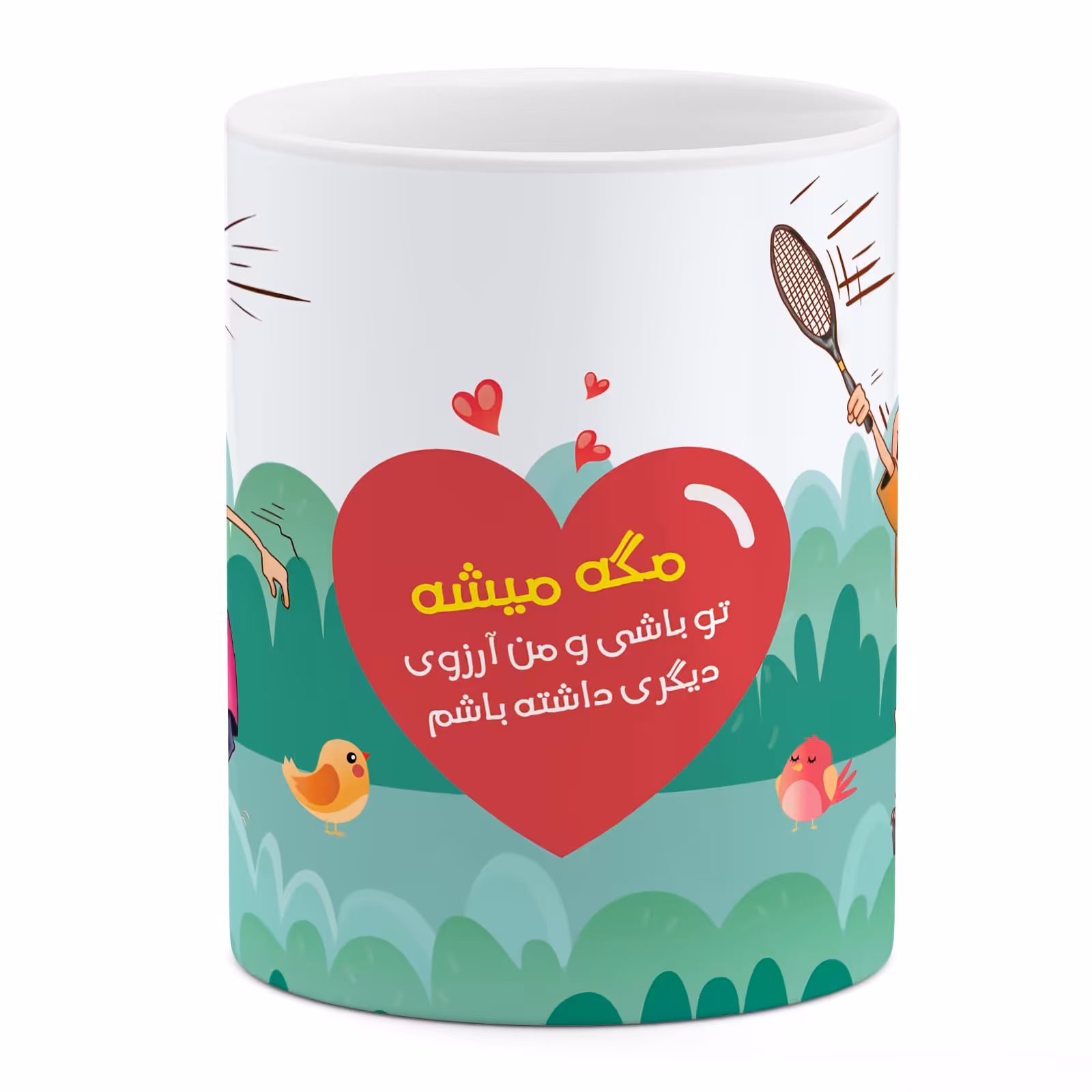 ماگ طرح ولنتاین مدل mug00100