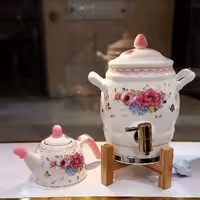 کتری قوری  برقی شیر دار  خارجی چینی 3 لیتری  کیفیت درجه یک (پس کرایه)