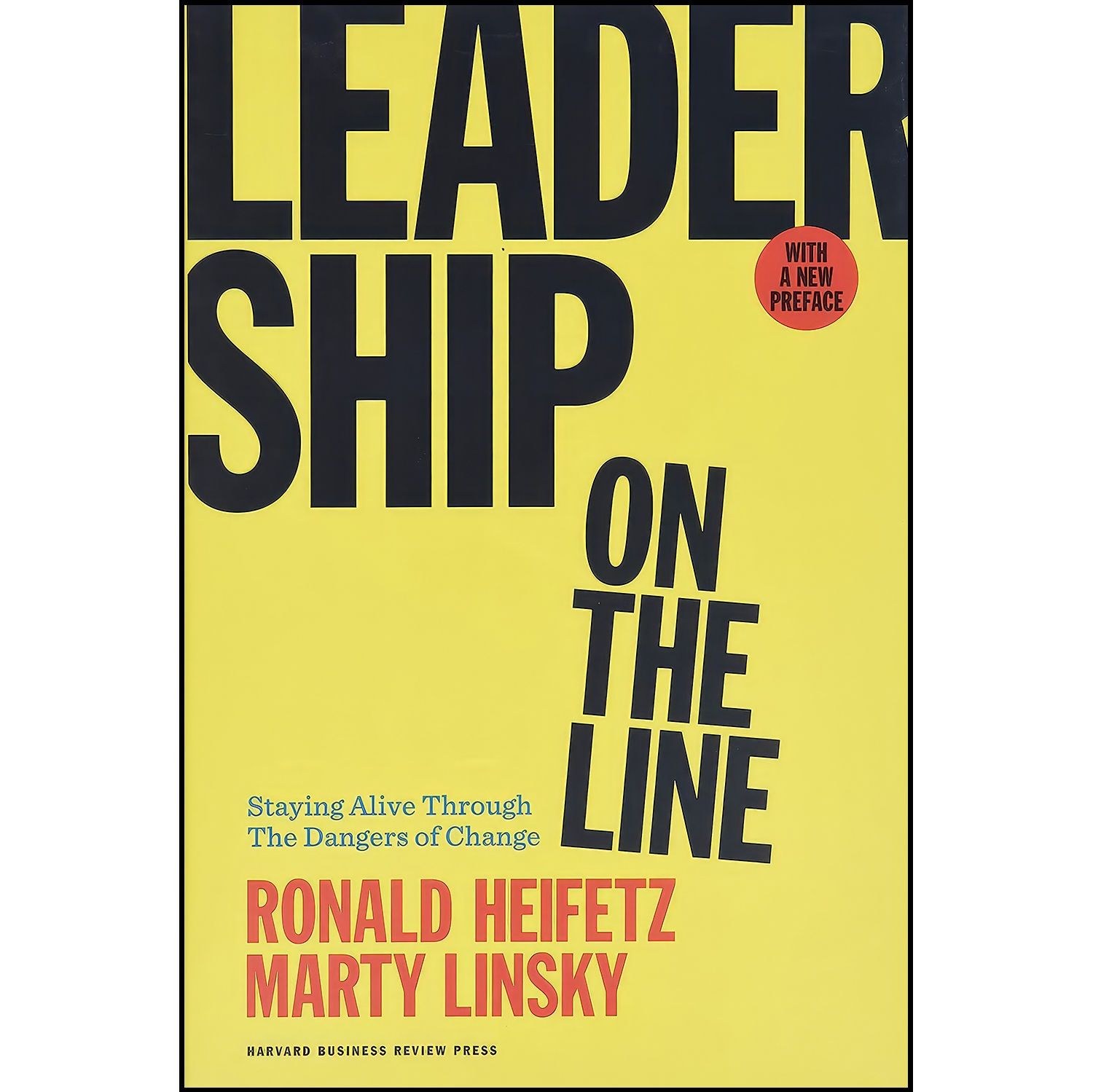 کتاب زبان اصلی Leadership on the Line With a New Preface