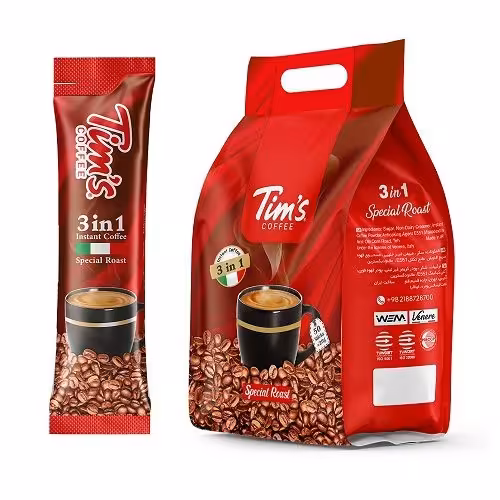 قهوه فوری 3 در 1 تیمز بسته 48 عددی
