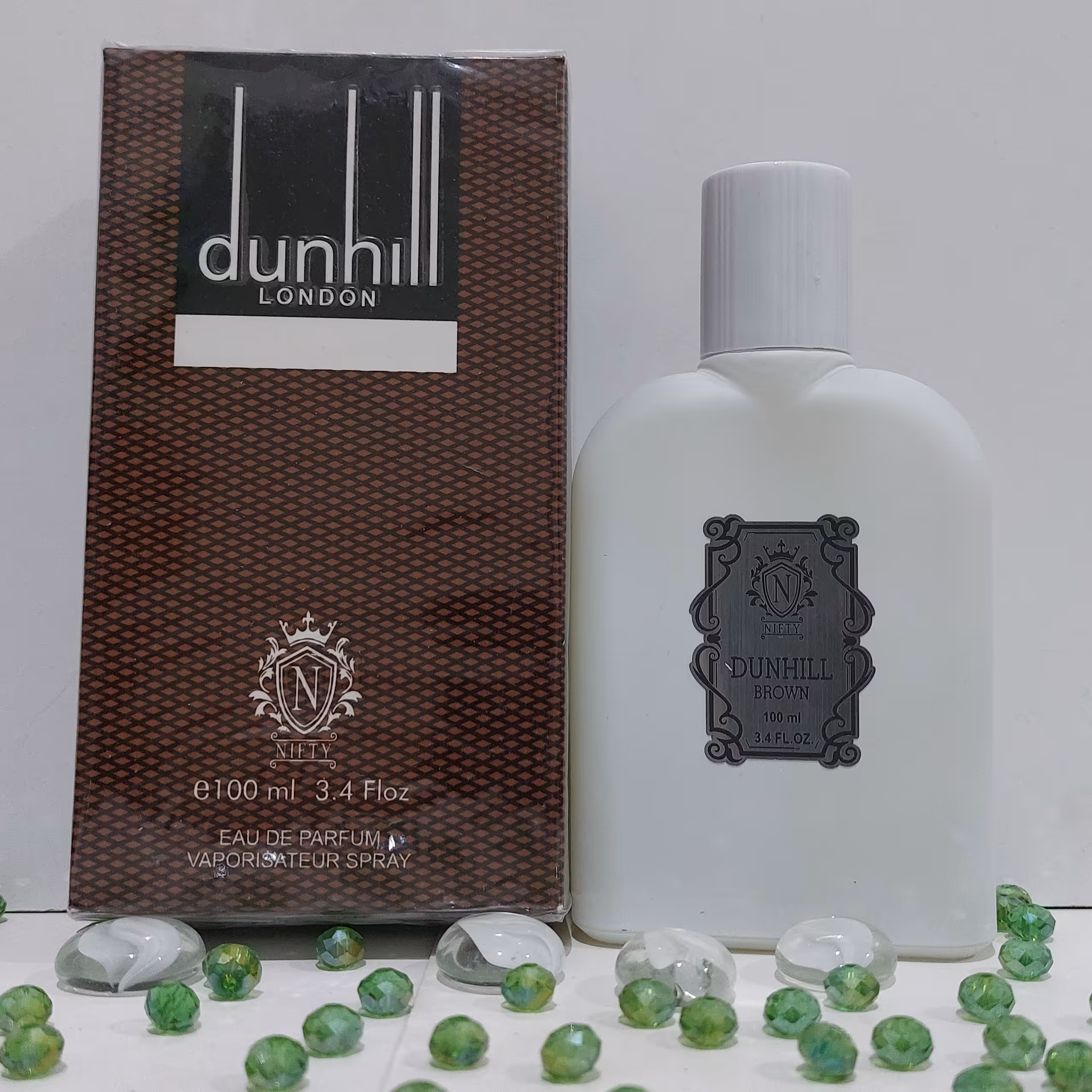 عطر ادکلن دانهیل قهوه ای مردانه مهزیار (100 میل نیفتی)