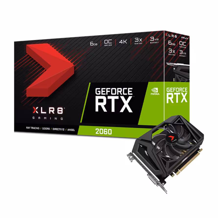 کارت گرافیک پی ان وای GeForce RTX 2060 XLR8 Gaming Overclocked Edition 6G