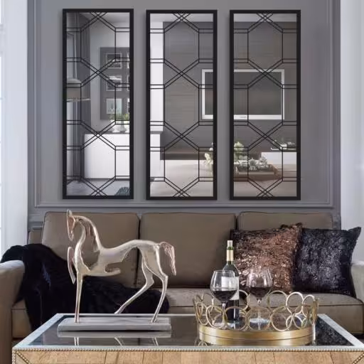 آینه الف مدل سپنتا کد نیم قد مجموعه 3 عددی