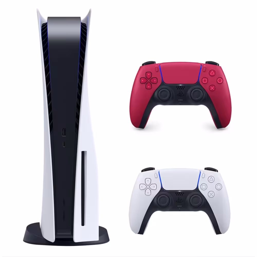 کنسول بازی سونی مدل PlayStation 5 ظرفیت 825 گیگابایت ریجن 2 به همراه دسته اضافی