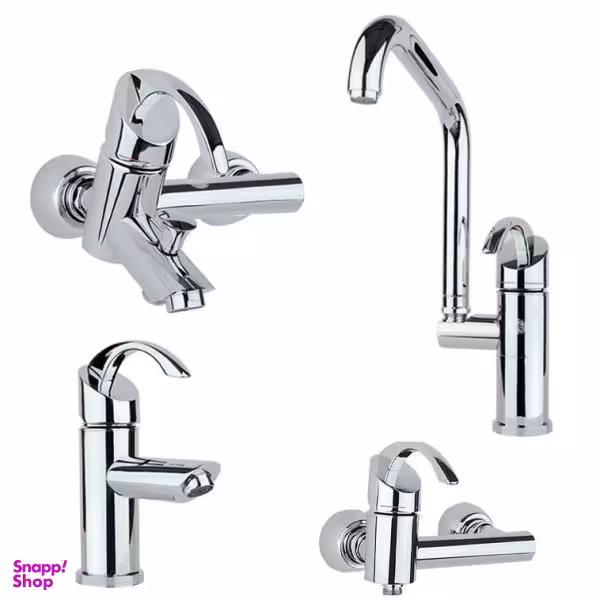 ست شیرآلات راسان مدل تیتانیوم