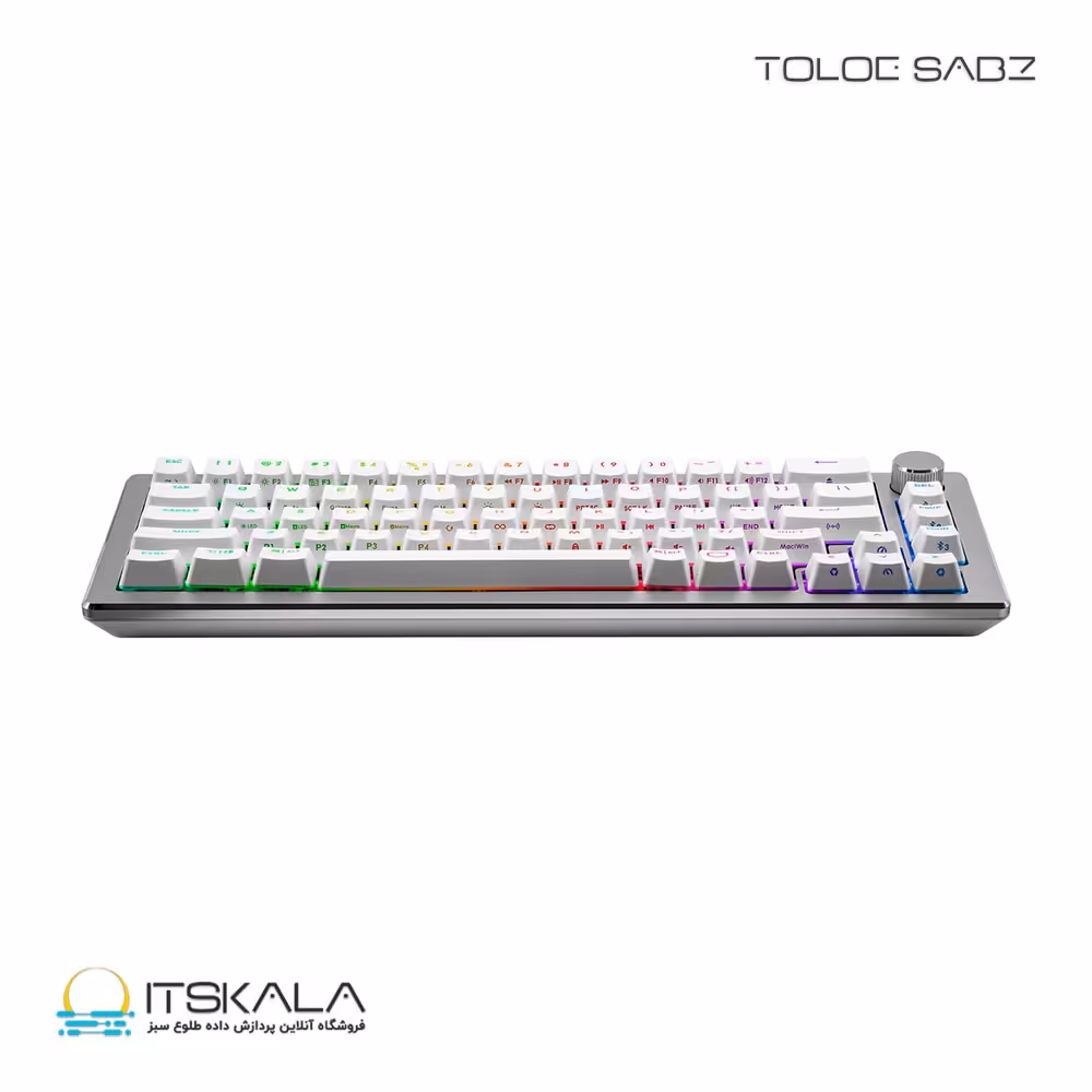 قیمت و خرید کیبورد کولر مستر مدل CK721 GAMING WHITE SKTL1 | ITSKALA