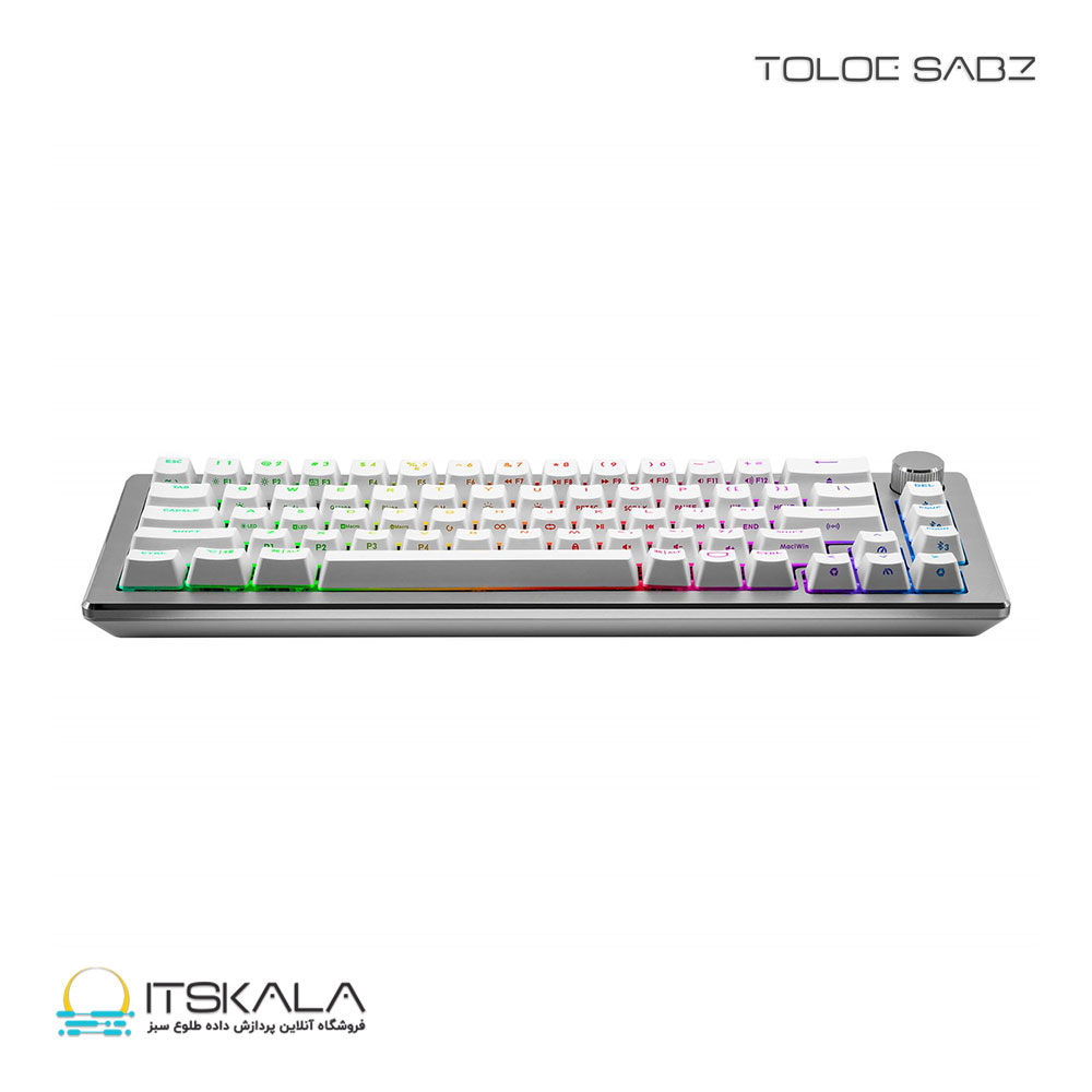 قیمت و خرید کیبورد کولر مستر مدل CK721 GAMING WHITE SKTL1 | ITSKALA
