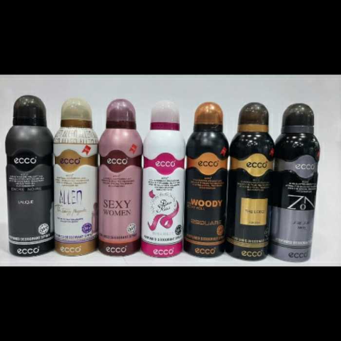 اسپری خوشبوکننده بدن اکو 200 میل مردانه و زنانه در رایحه های مختلف ecco